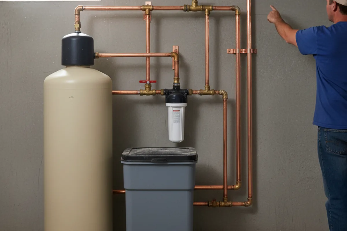 Whole-house water treatment system installed in Erieville